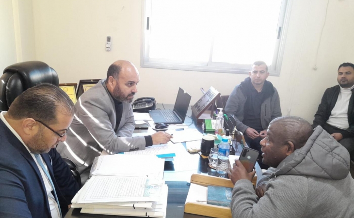 نيابة جرائم الأموال والمؤسسات تستقبل وفداً من مباحث غزة