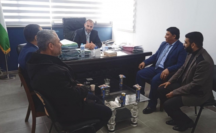 مدير نيابة خانيونس الكلية يعقد اجتماعه الأول بحضور أعضاء النيابة ورئيس القلم