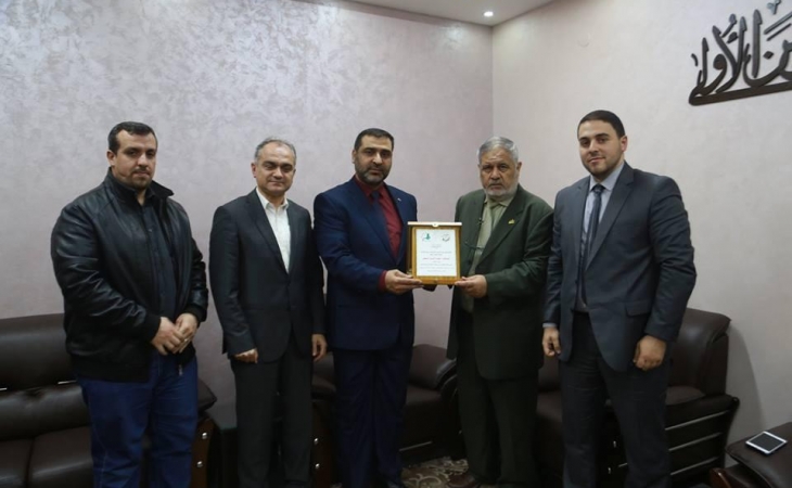 تكريم النائب العام المستشار ضياء الدين المدهون لمعهد بيت الحكمة