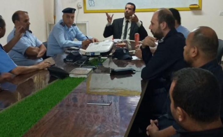 نيابة غزة الجزئية تعقد محاضرة بالتعاون مع الإدارة العامة لشرطة المرور
