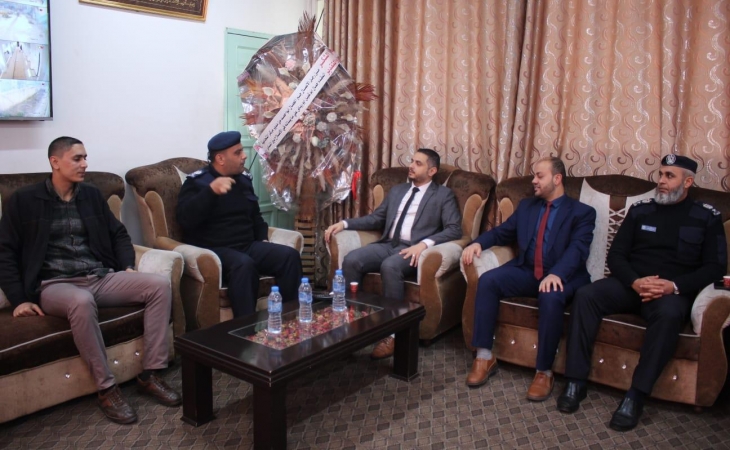 نيابة غزة الجزئية الأولى تُجري زيارة تعاونية لمركز شرطة الشجاعية
