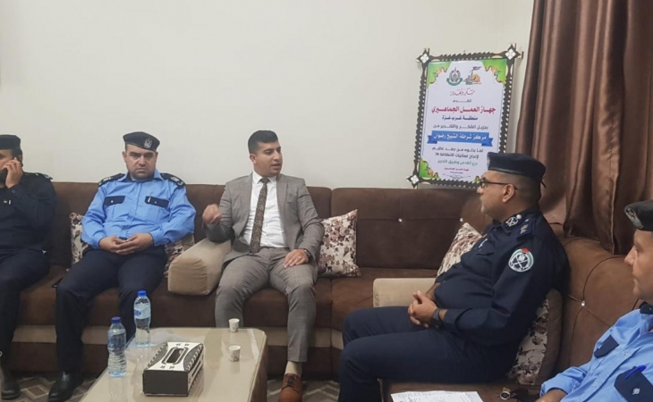 دائرة الشيكات بنيابة غزة الجزئية الثالثة تختم زيارتها لمراكز شرطة محافظة غزة