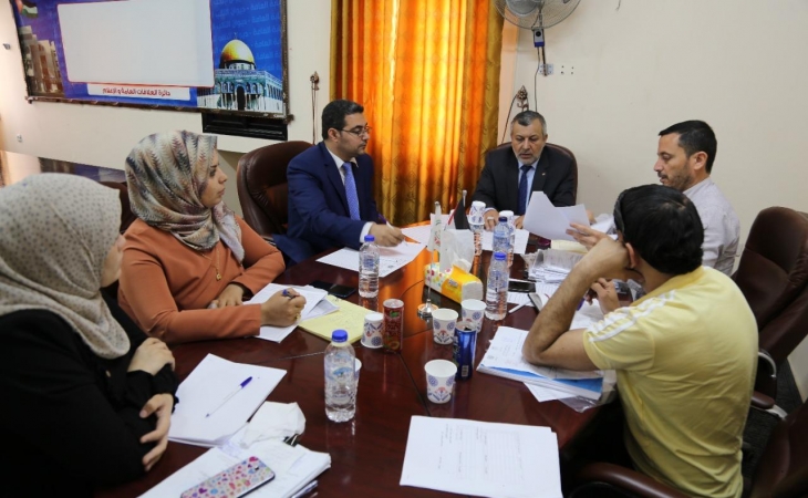 النائب العام يعقد اجتماعاً مع دائرة التخطيط وتطوير الأداء المؤسسي بالنيابة العامة