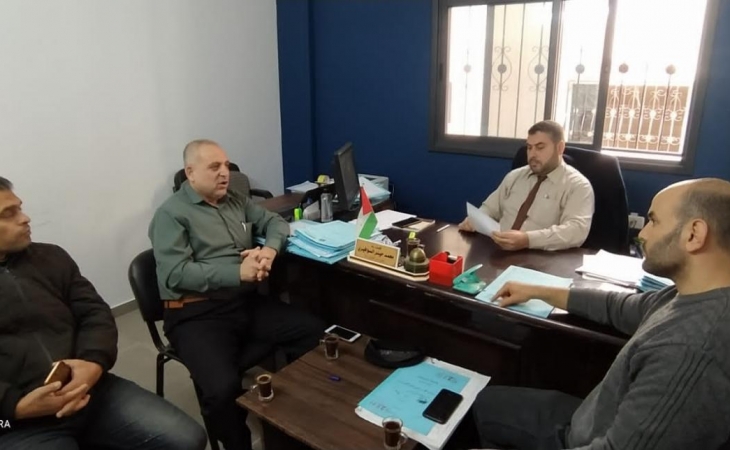 نيابة خانيونس الجزئية تستقبل نائب رئيس بلدية خانيونس