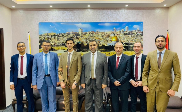 النائب العام يجتمع بمدير وأعضاء النيابة الجزئية في محافظة الوسطى