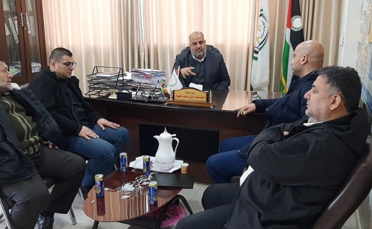 نيابة غزة الكلية تستقبل وفداً من التنسيق المركزي لسرايا القدس