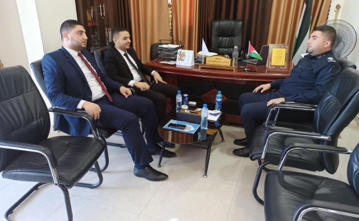 مدير  نيابة غزة الأولي يستقبل مدير شرطة بلدية غزة ويؤكدان على تعزيز حماية المستهلك