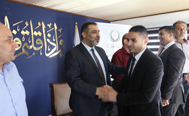 لقاء معايدة النائب العام مع أسرة النيابة العامة