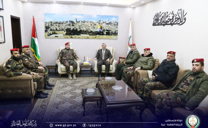 النائب العام يلتقي بقيادة جهاز الشرطة العسكرية ويؤكد تعزيز الشراكة مع أركان وزارة الداخلية