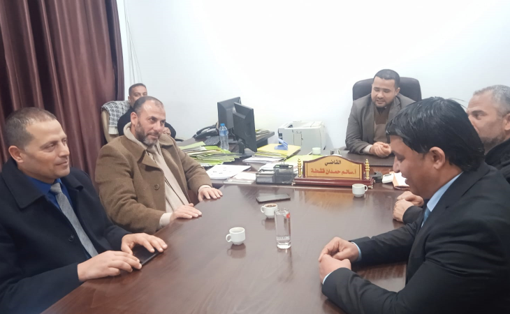 نيابة خانيونس الكلية تعقد لقاءً مشتركاً مع محكمة صلح خانيونس