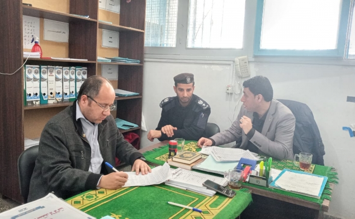 التفتيش القضائي يختتم جولاته التفتيشية على مراكز شرطة محافظة خانيونس