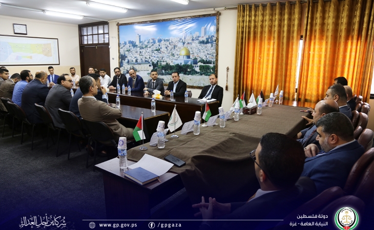 النائب العام وأسرة النيابة العامة يكرّمون رؤساء النيابة العامة لتعيينهم قضاة محكمة بداية