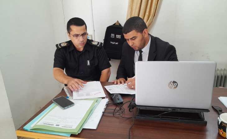 وكيل نيابة الوسطى الكلية يجري زيارة لمركز إصلاح وتأهيل الوسطى