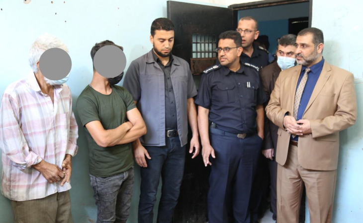 النائب العام يزور مركز شرطة غرب خانيونس، ويلتقي مدير شرطة المحافظة، ومدير المركز