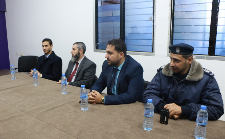 نيابة الوسطى الجزئية تستقبل مدير شرطة المحافظة الوسطى والوفد المرافق له