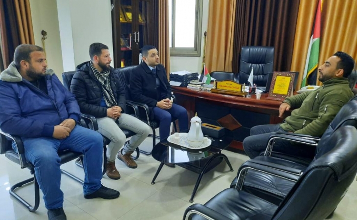 نيابة غزة الجزئية الأولى تعقد سلسلة اجتماعات مع شركاء العدالة وجهات إنفاذ القانون