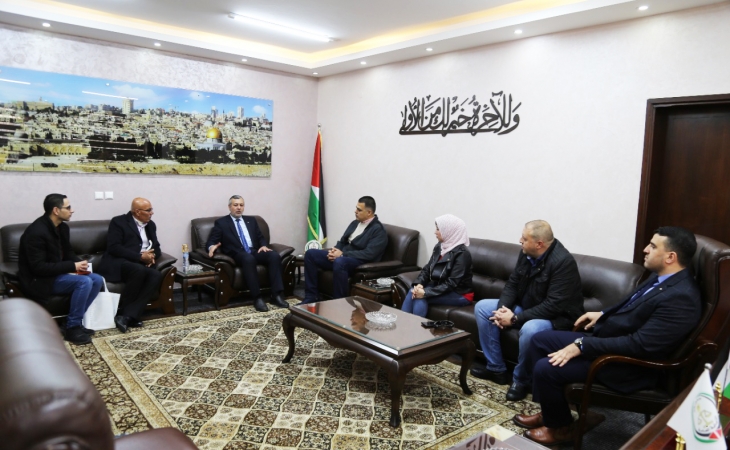 النائب العام يستقبل وفد الهيئة الفلسطينية للمطاعم والفنادق ويؤكد على دعم وتعزيز القطاع الخاص