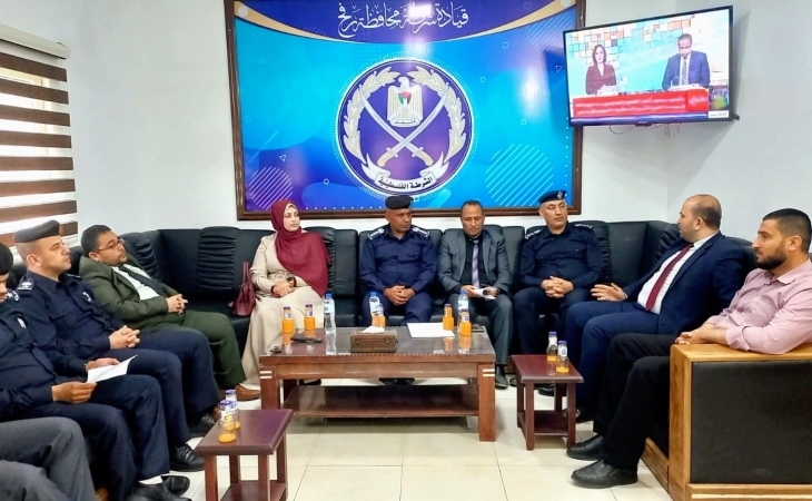 نيابة رفح الجزئية تُجري زيارة تعاونية مع قيادة شرطة محافظة رفح