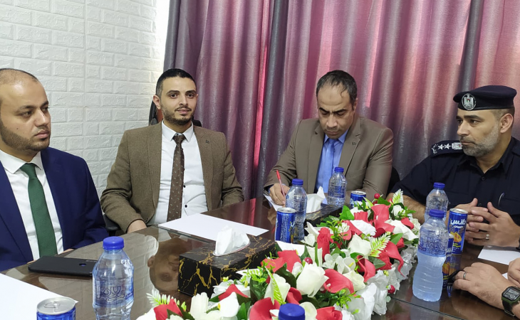 نيابتي غزة الجزئية الأولي والثانية تجريان زيارة تعاونية لقيادة شرطة محافظة غزة