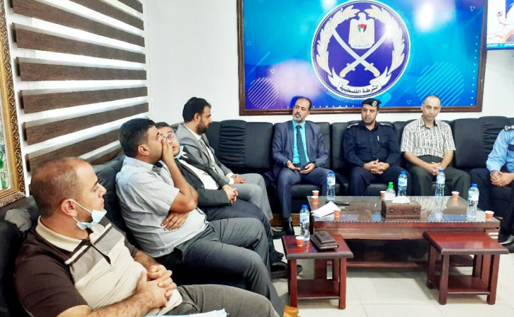 نيابتي رفح الكلية وتنفيذ الأحكام تجريان زيارة تعاونية لقيادة شرطة محافظة رفح