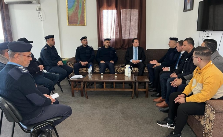 نيابة غزة الجزئية الثانية تُجري زيارة تفقدية لمركز شرطة الشاطئ