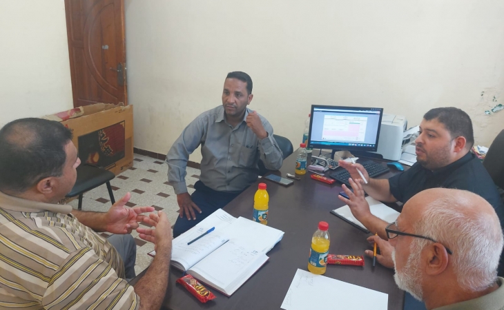 نيابة تنفيذ الأحكام الجزائية تعقد اجتماعاً مع محكمة صلح رفح ومحكمة بداية دير البلح