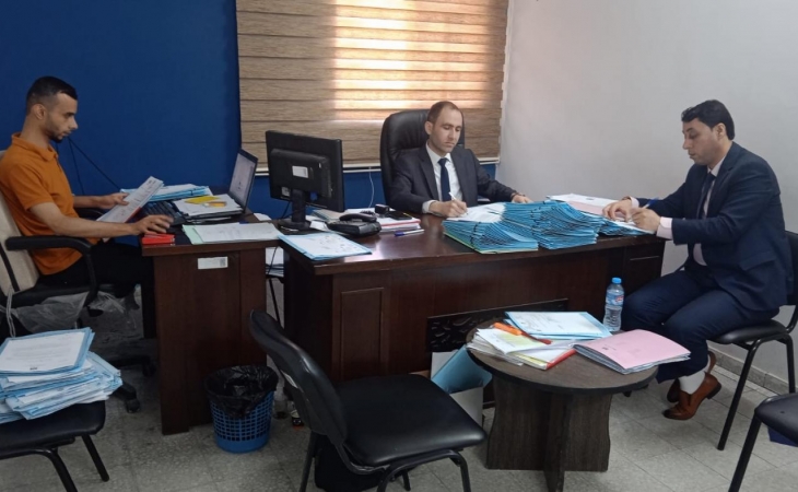  التفتيش القضائي يبدأ في إجراء معايشة لأعضاء النيابة المحقّقين في  نيابتَي رفح والشمال الجزئية