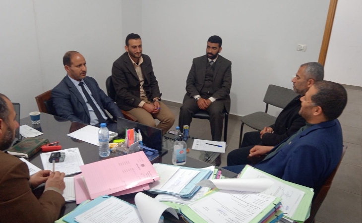 نيابة خانيونس الكلية تجتمع مع نيابة رفح الكلية لتعزيز العمل النيابي المشترك