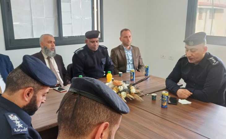نيابة خانيونس الجزئية تستقبل محافظ شرطة رفح والوفد المرافق معه