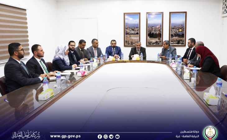 النائب العام يجتمع مع نيابتَي الشمال الجزئية والكلية