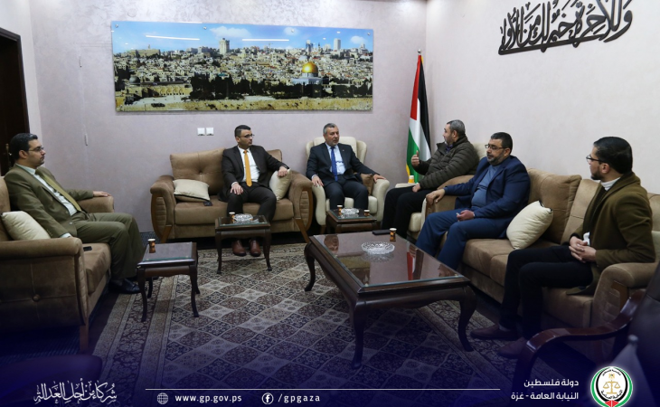النائب العام يستقبل وفد نقابة الموظفين في القطاع العام ويناقشان سُبُل التعاون المشترك