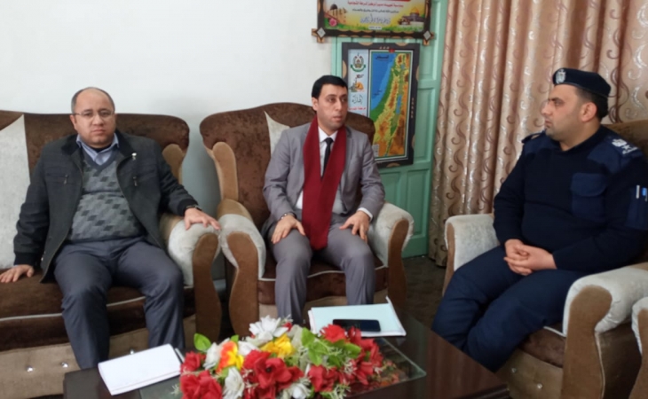  التفتيش القضائي يباشر جولاته  التفتيشية على مراكز شرطة محافظة غزة