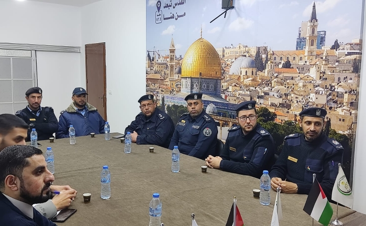نيابة الوسطى الجزئية تجتمع مع ضباط الشرطة القضائية