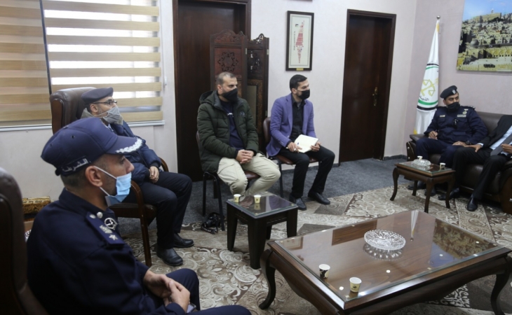 النائب العام يستقبل مدير عام وضباط الادارة العامة لشرطة المرور