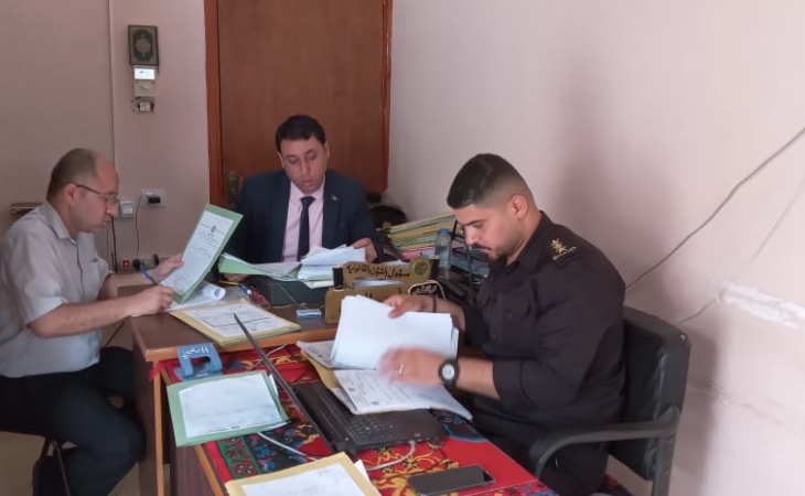 التفتيش القضائي في النيابة العامة تُجري زيارة لمركز إصلاح وتأهيل شمال غزة