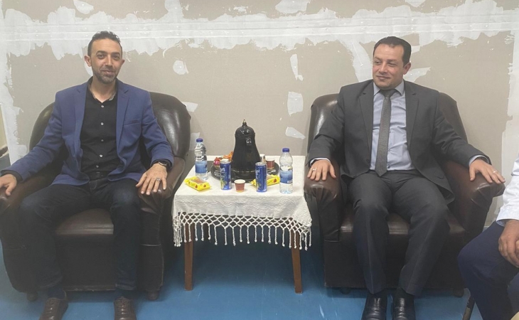 نيابة غزة الجزئية الثانية تُجري زيارة لمدير دائرة المباحث الطبية