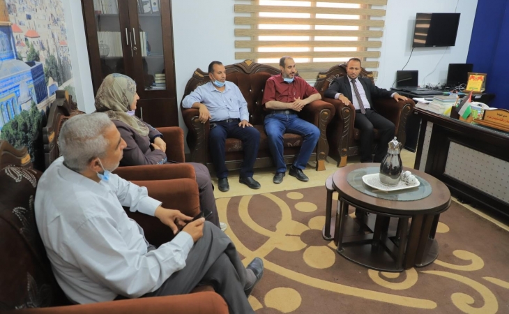 رئيس نيابة رفح الجزئية يستقبل رئيس بلدية رفح ويؤكد على التعاون لتحقيق المصلحة العامة وخدمة الجمهور