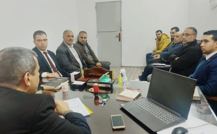 نيابة الشمال الكلية تعقد اجتماعها الشهري الأول بحضور رئيسها الجديد