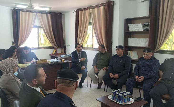 تأكيداً على الشراكة  وتكامل الأدوار في تحقيق العدالة...مدير نيابة شمال غزة   يستقبل مدير شرطة المحافظة و مجلس قيادة الشرطة