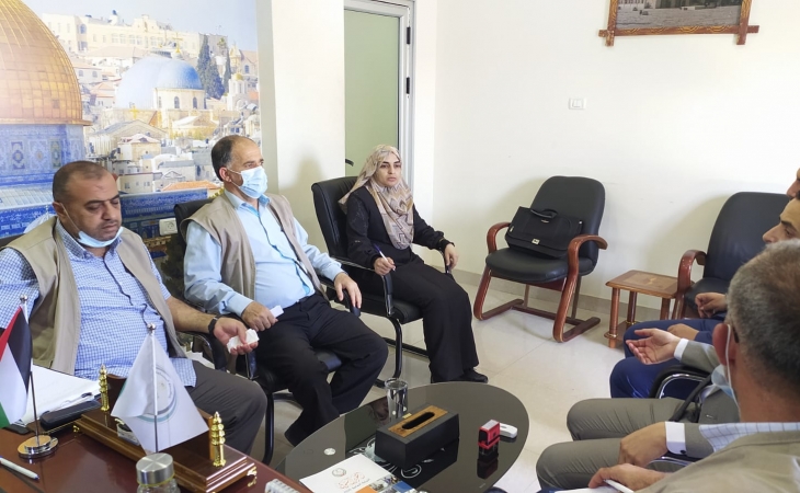 مدير نيابة غزة الأولي  يستقبل  مكتب المراقب العام للداخلية لتعزيز التعاون والتنسيق