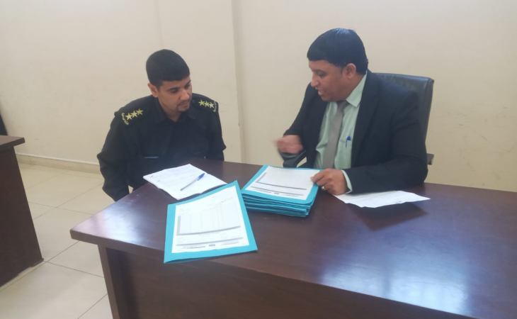 نيابة خانيونس الكلية تُجري زيارة تفتيشية لسجن أصداء المركزي في محافظة خانيونس