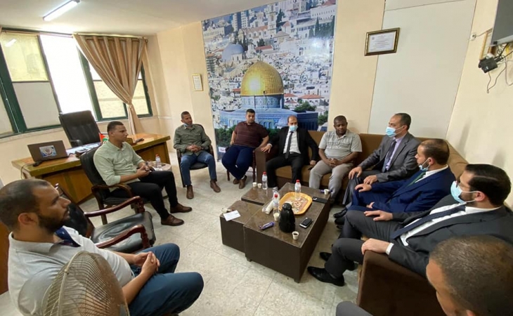 مدير  نيابة غزة  الثانية يشيد بأداء المباحث العامة في سرعة الوصول إلى الجناة و تقديمهم للعدالة