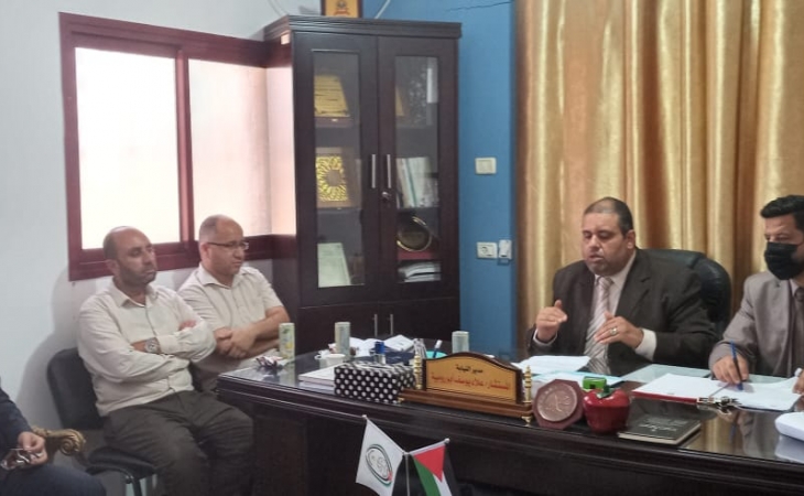 جولة تفقدية لللتفتيش القضائي لنيابة خانيونس ورفح