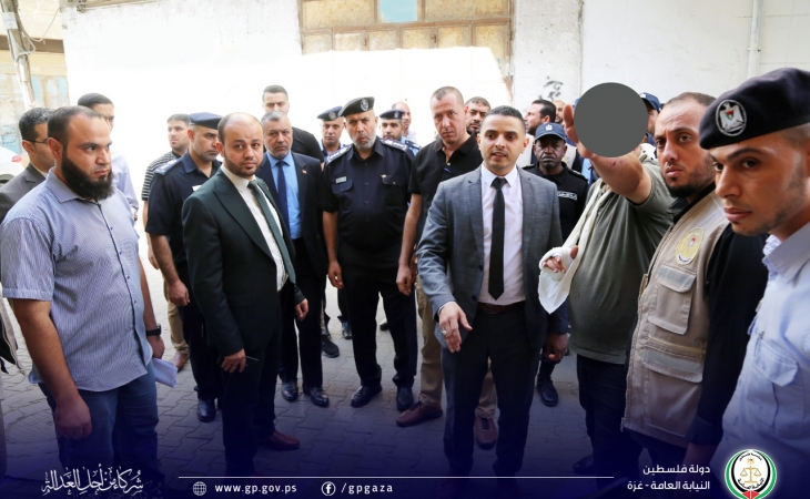 النائب العام يُشرِف على إعادة تمثيل مسرح جريمة مقتل المواطن (صليبا أبو نصيرة)