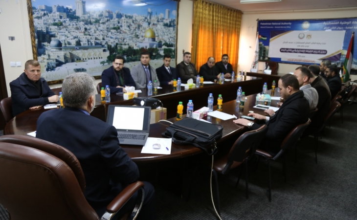 المكتب الفني في النيابة العامة يختتم دورة تدريبية بالشراكة مع المعهد العالي للقضاء