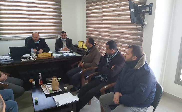  نيابة غزة الجزئية الثالثة تجتمع مع اللجنة المشكلة من الأمانة العامة لمكافحة ظاهرة نقاط الغاز العشوائية