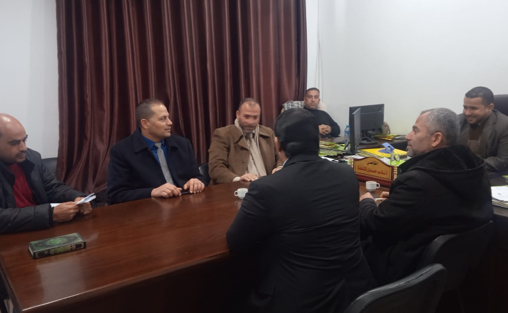 نيابة خانيونس الكلية تعقد لقاءً مشتركاً مع محكمة صلح خانيونس