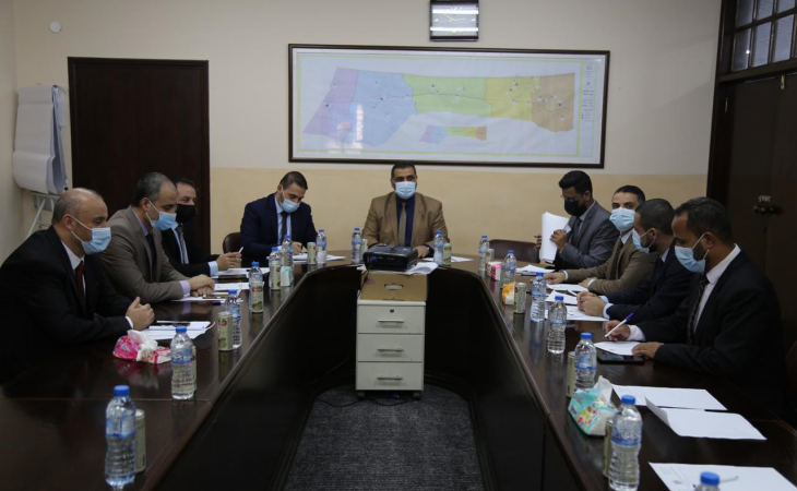النائب العام يجتمع بمدراء النيابات الجزئية في النيابة العامة