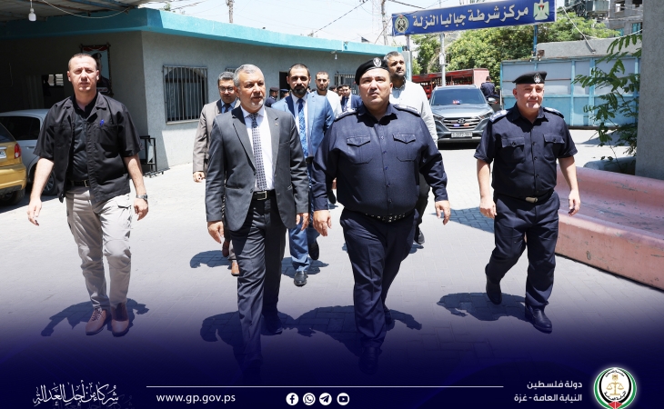 النائب العام يؤكد على التعاون والتكامل والانسجام الكامل في الميدان مع قيادة وزارة الداخلية والأجهزة الشرطية