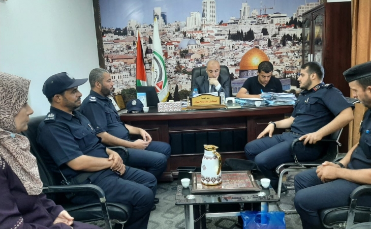 مدير نيابة الوسطي يؤكد على دور شرطة المرور في حماية أمن المجتمع
